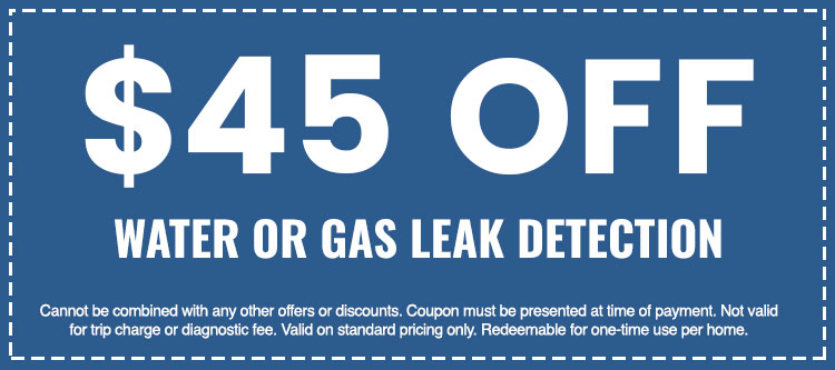 Discounts on Water or Gas Leak Detection
