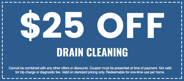 Discounts on Drain Cleaning